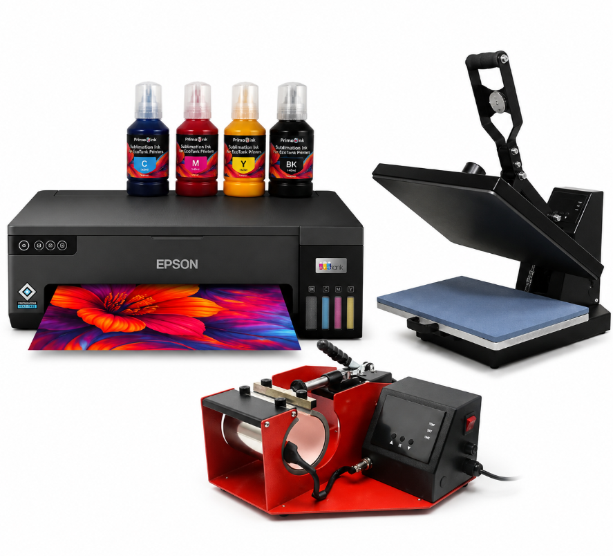 Auto/Manual Clam Heat Press 38 x 38cm Starter Kit