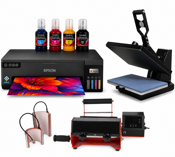Auto/Manual Clam Heat Press 38 x 38cm Starter Kit