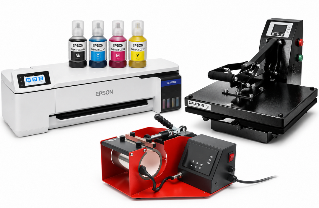 Auto/Manual Clam Heat Press 40 x 50cm Starter Kit