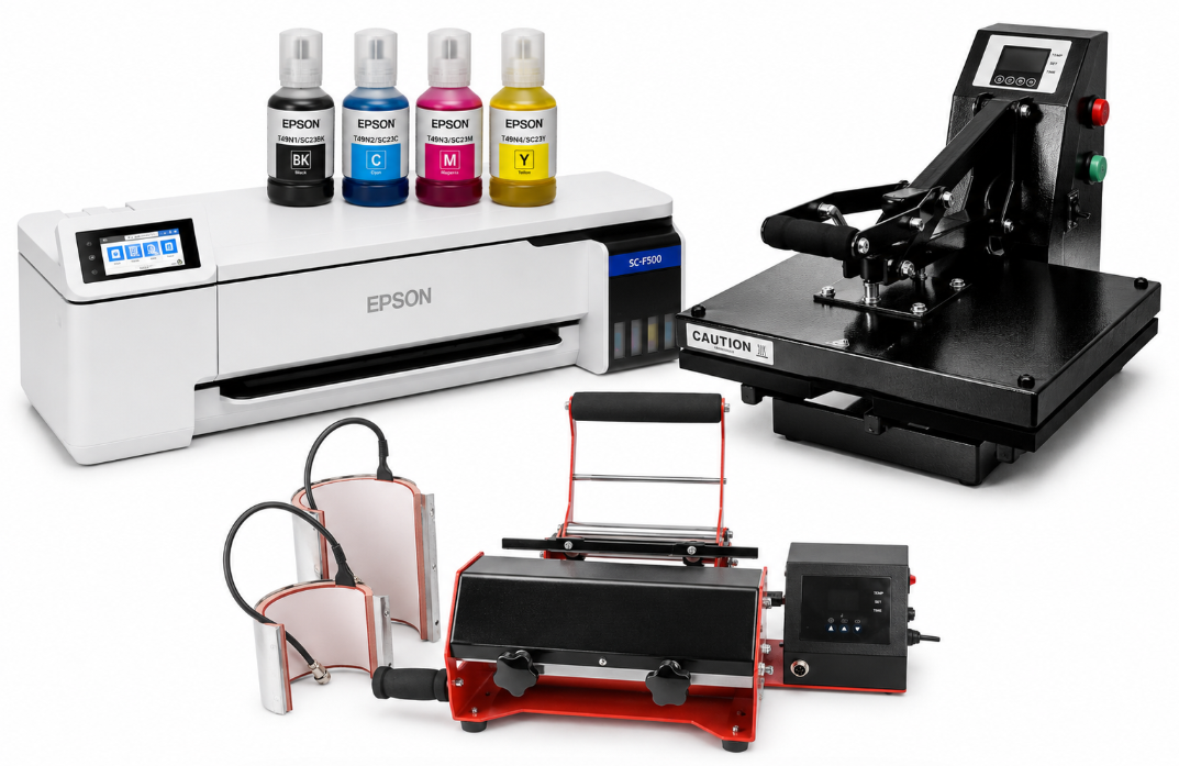 Auto/Manual Clam Heat Press 40 x 50cm Starter Kit