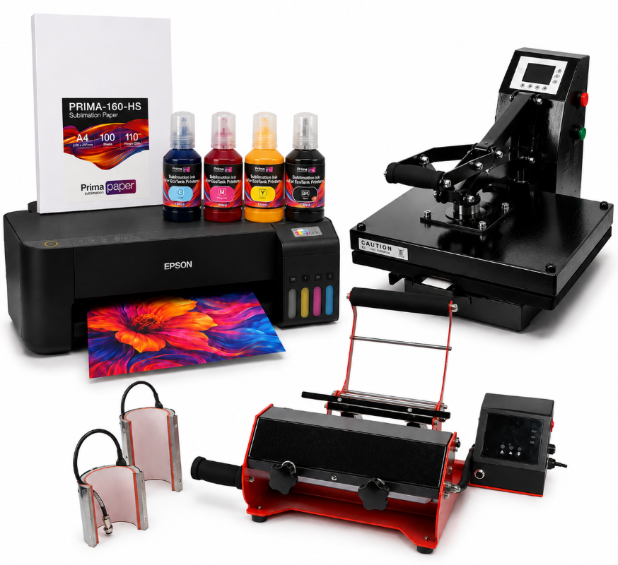 Auto/Manual Clam Heat Press 40 x 50cm Starter Kit