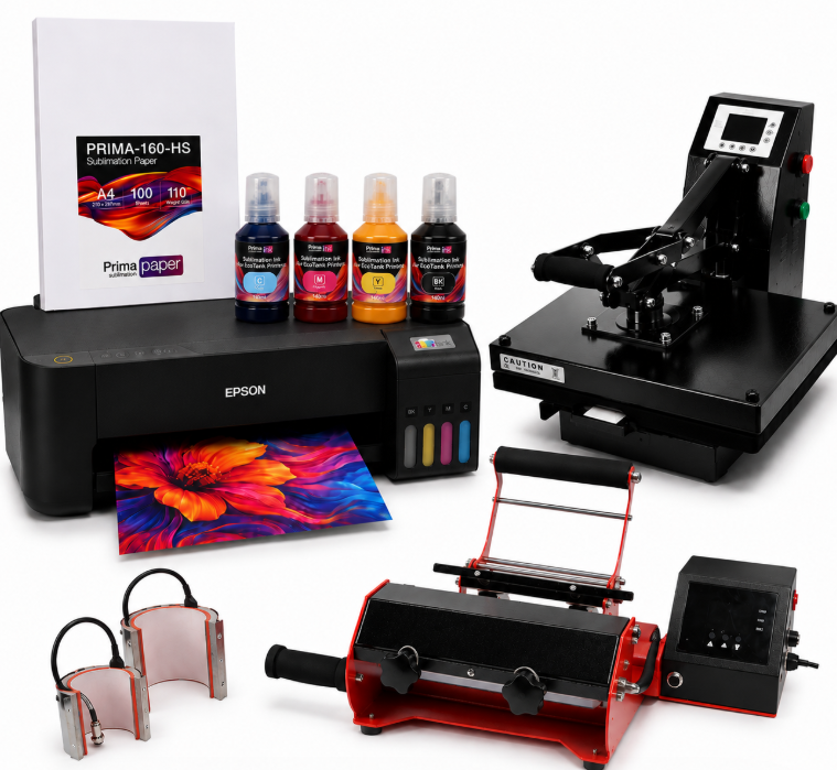 Auto/Manual Clam Heat Press 40 x 50cm Starter Kit