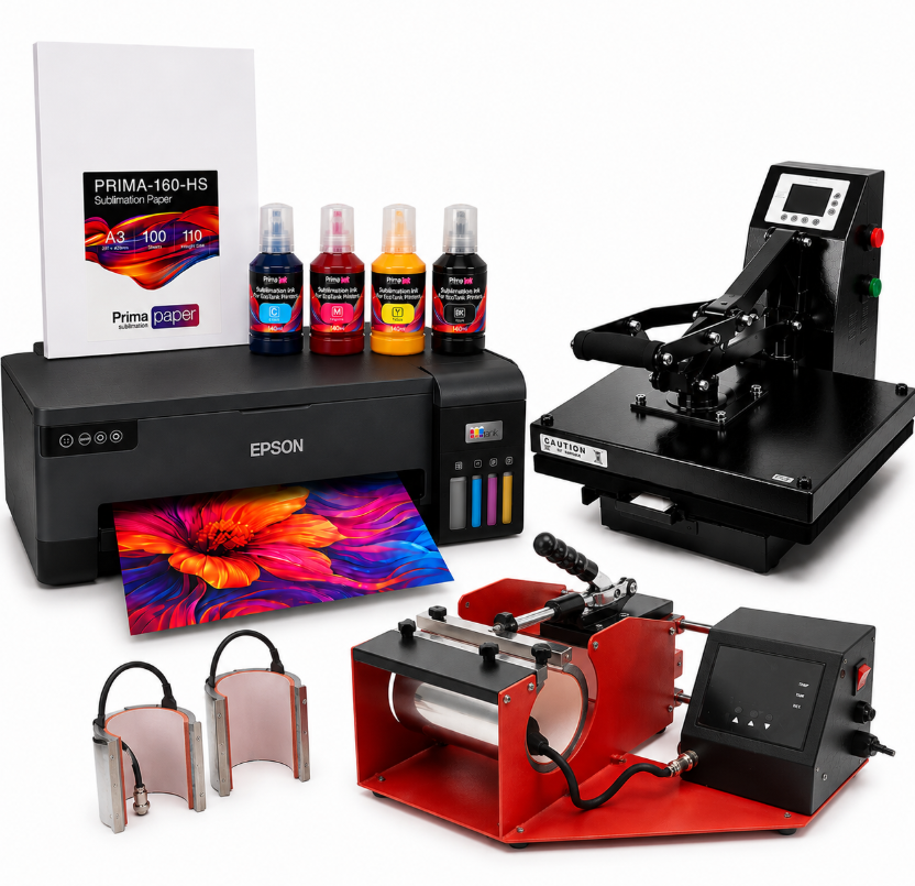 Auto/Manual Clam Heat Press 40 x 50cm Starter Kit