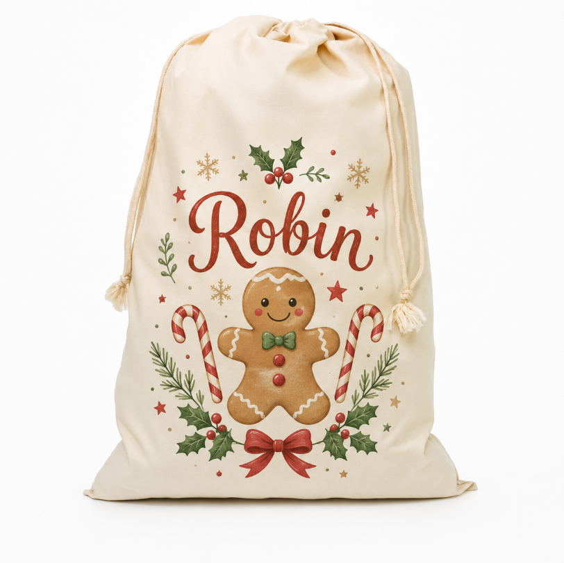 Natural Cotton Drawstring Sacks 50 x 75cm