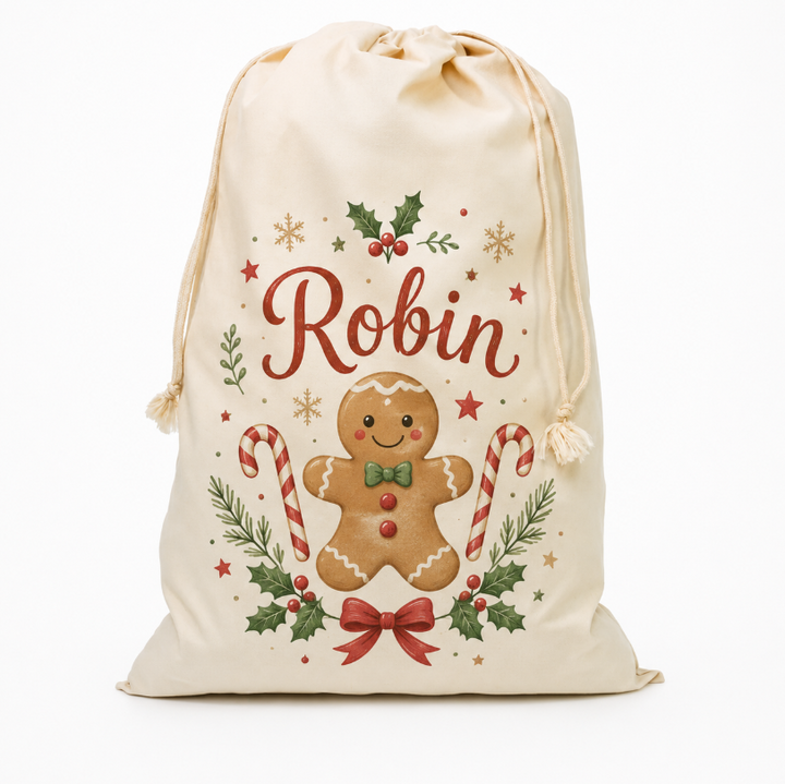 Natural Cotton Drawstring Sacks 50 x 75cm