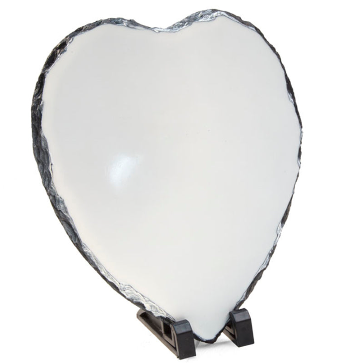 Rock Photo Slate - Heart Medium