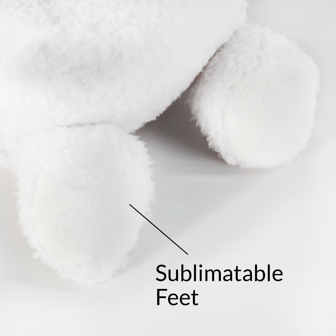 Close-up of the Snowman plush toy&