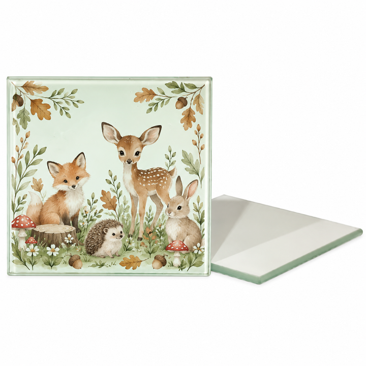 Square Glass Coasters