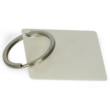 Sublimation Plastic Key Ring Square