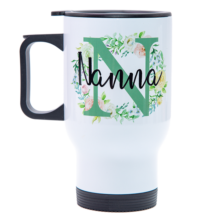 14oz Stainless Steel Travel Mug - White