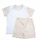 Sublimation T-Shirt and Short/Pyjama Set - Stone