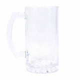Sublimation Glass Beer Stein - 16oz (Pack of 2)