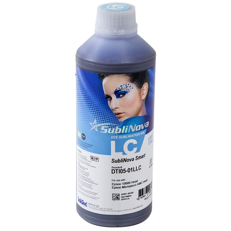 wide format sublimation ink light cyan, light cyan wide format sublimation ink, litre bottle sublimation ink