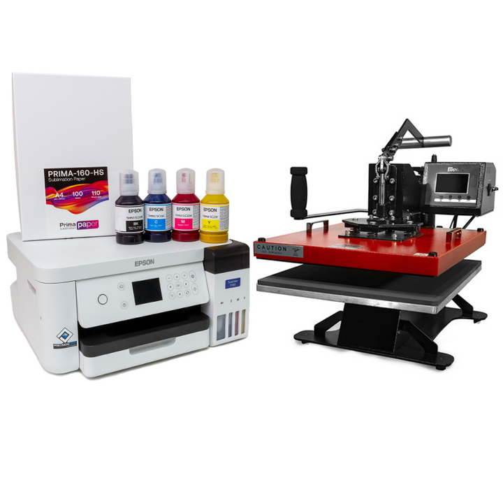 Swing Away Heat Press Starter Kit, Swing Away Heat Press Bundle, sublimation swing away heat press