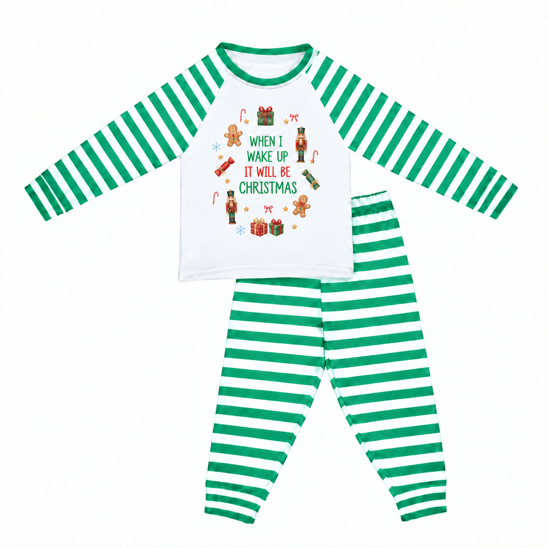 Green Striped Children&