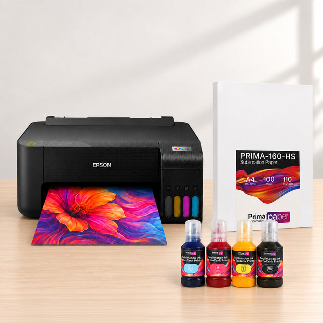 Epson EcoTank ET-1810 A4 Printer, Sublimation Starter Kit Bundle