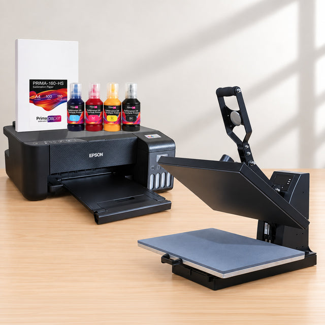 Auto/Manual Clam Heat Press 38 x 38cm Starter Kit