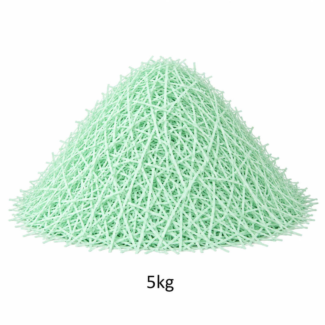Turquoise Shredded Paper