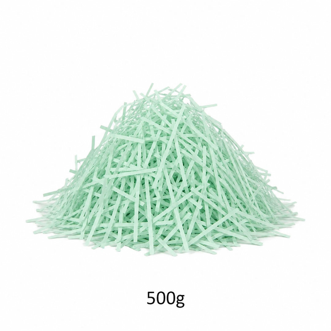 Turquoise Shredded Paper
