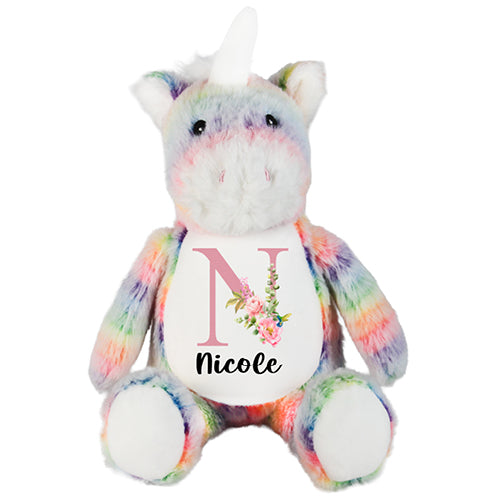 Sublimation Rainbow Unicorn Plush Toy