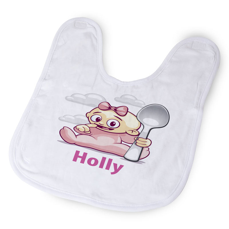 Baby Bib - White