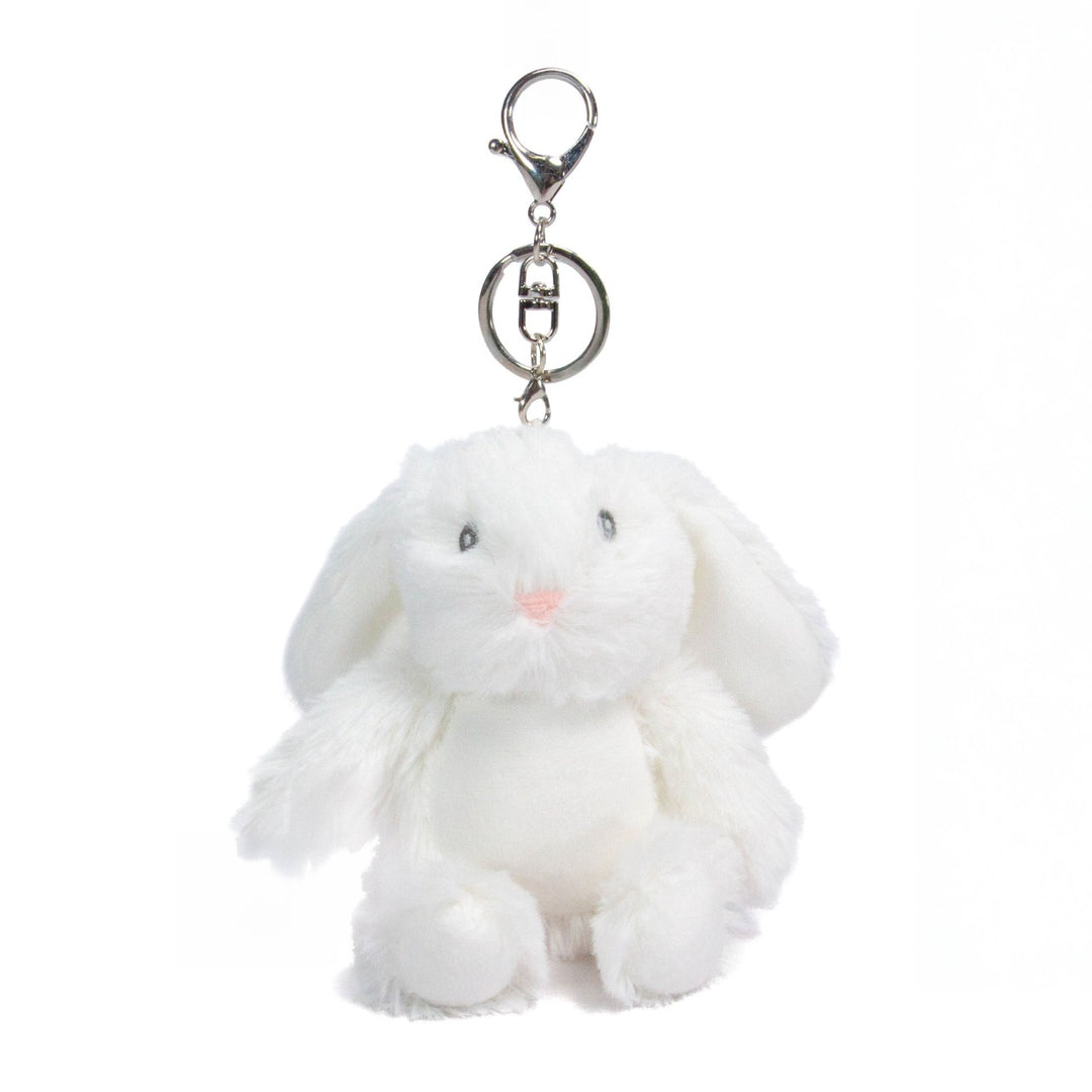 sublimation white rabbit plush keyring, sublimation plush toys, white rabbit plush keyring, plush keyrings, sublimation blanks, dye sublimation supplies