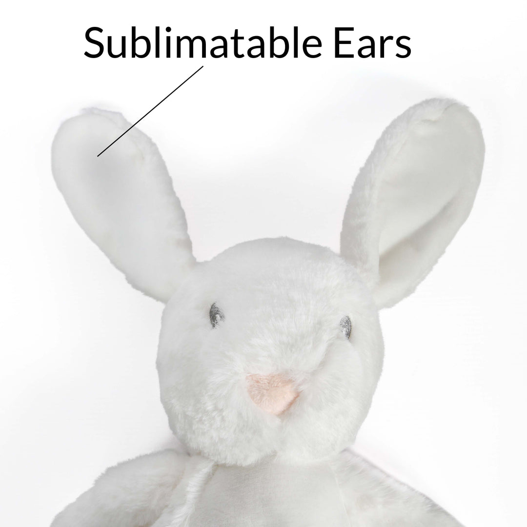 Sublimation White Rabbit Plush Toy