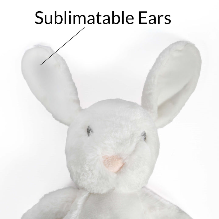 Sublimation White Rabbit Plush Toy