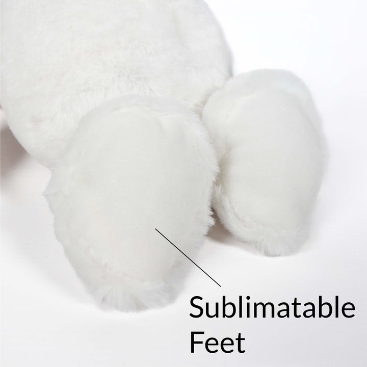 Sublimation White Rabbit Plush Toy