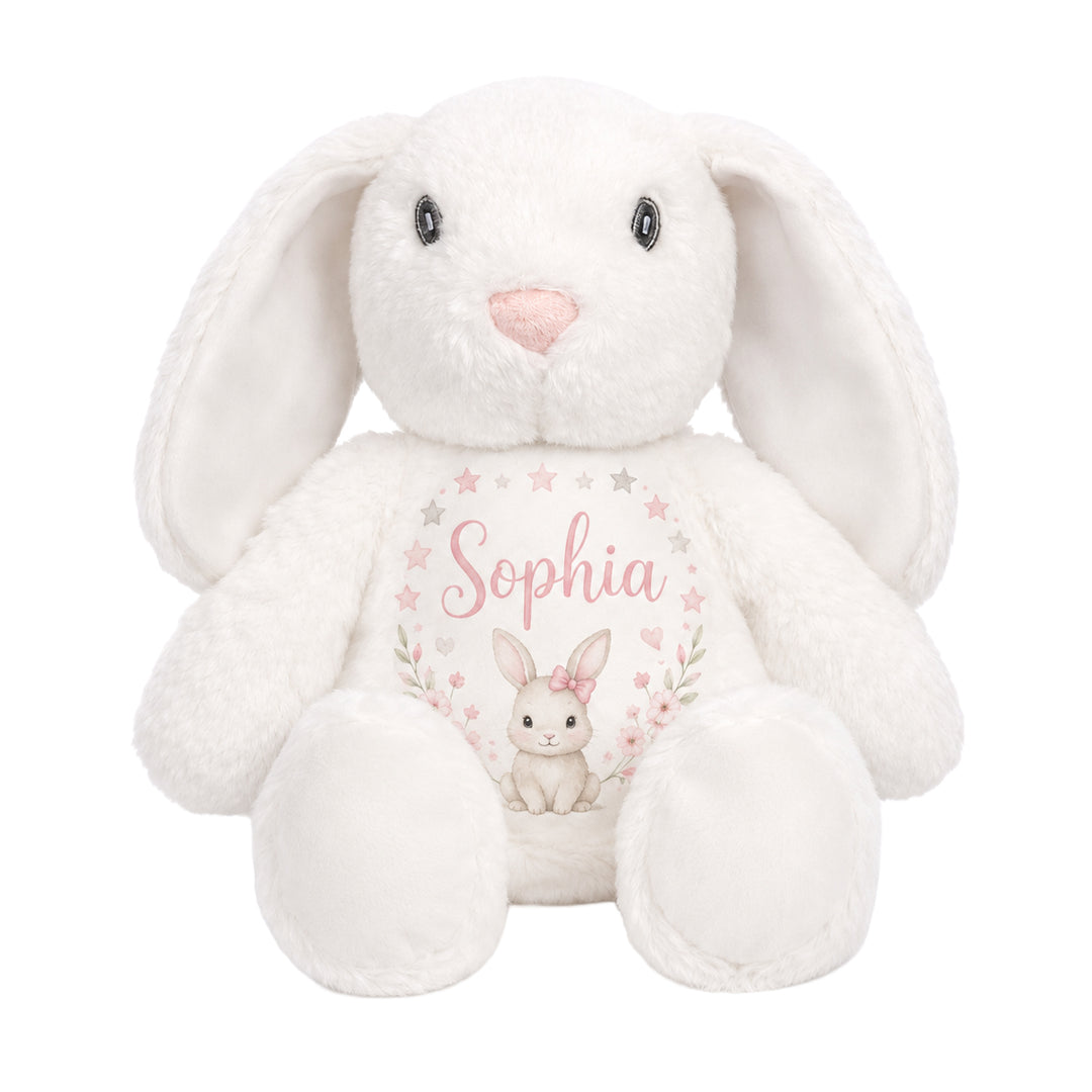 Sublimation White Rabbit Plush Toy