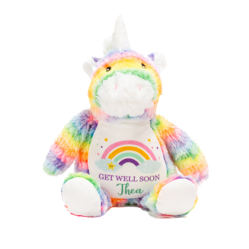 Sublimation Rainbow Unicorn Plush Toy