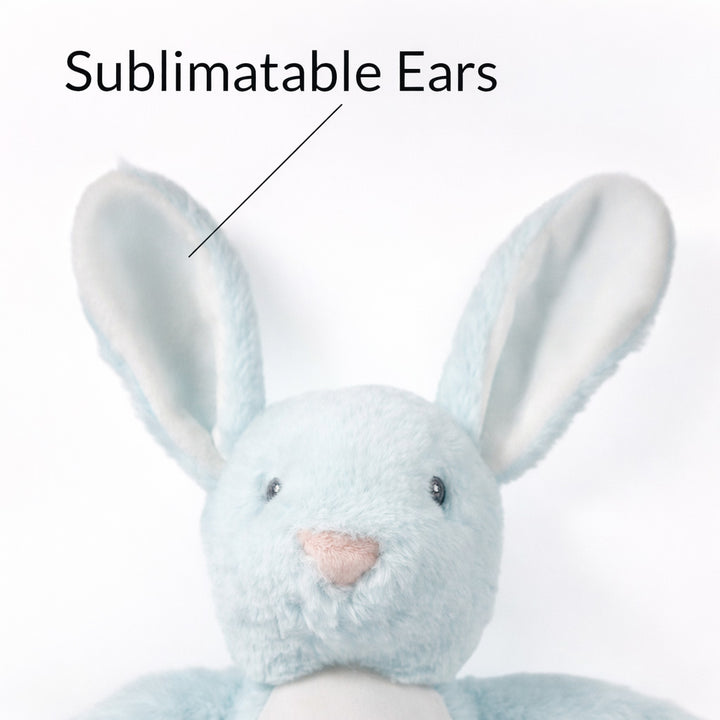 Sublimation Blue Rabbit Plush Toy