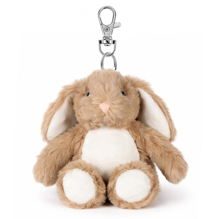 Sublimation Brown Rabbit Plush Keyring
