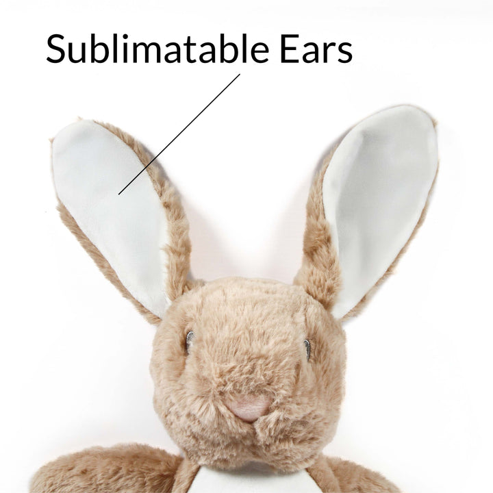 Sublimation Brown Rabbit Plush Toy
