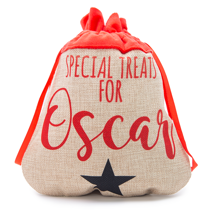 Small Faux Burlap Gift Bag