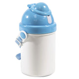 Childs Blue Plastic Drinks Bottle