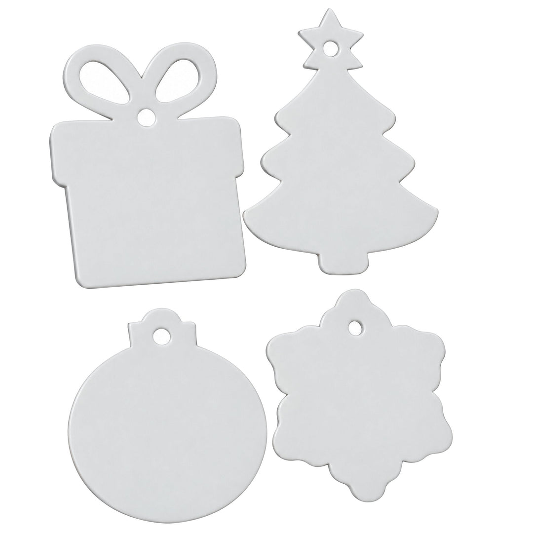 Christmas ornaments mixed sheet, 80 pieces, blank