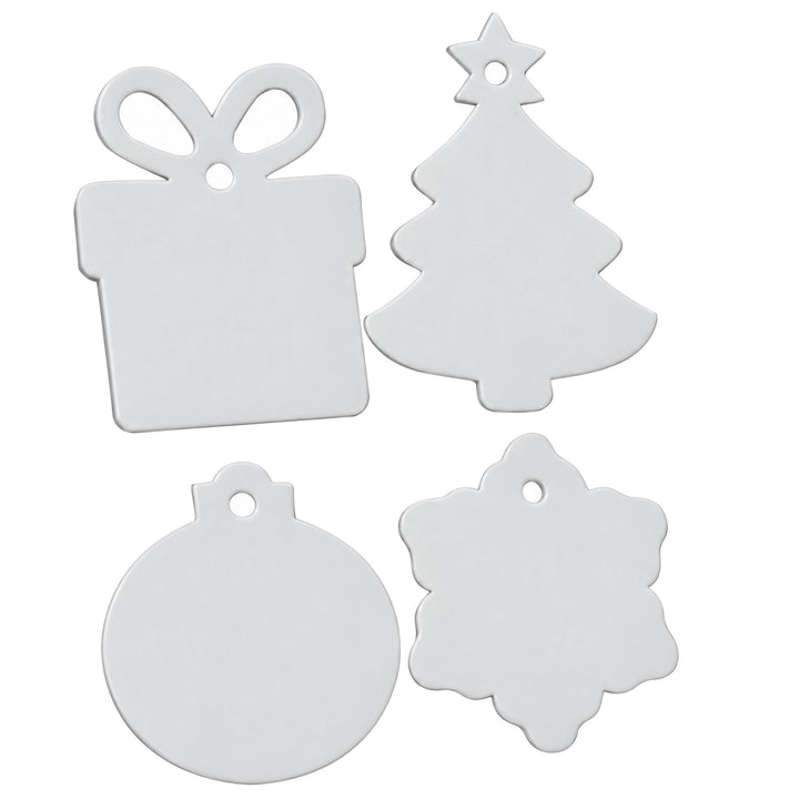 Christmas ornaments mixed sheet, 80 pieces, blank