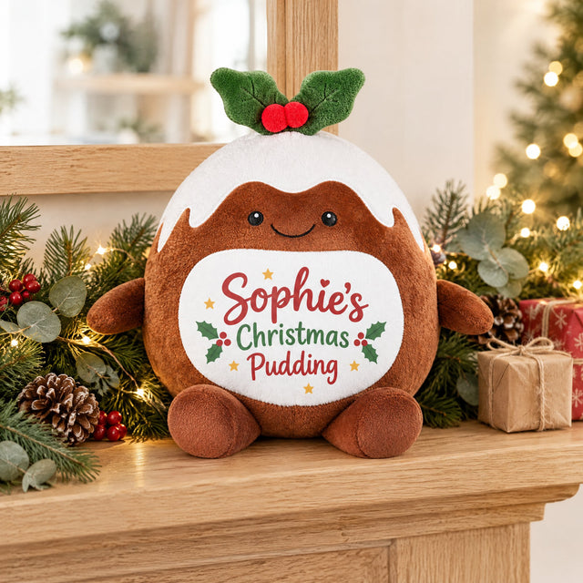 Sublimation Christmas Pudding Plush Toy
