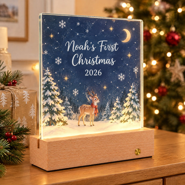 Glass Panel with LED Base