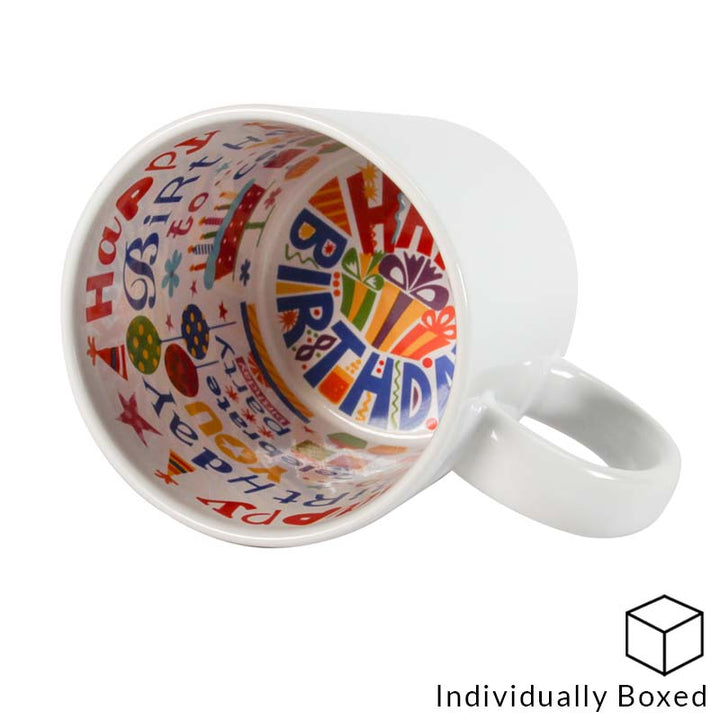 'Happy Birthday' Sublimation Mug