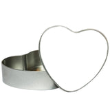 Heart-Shaped Metal Tin