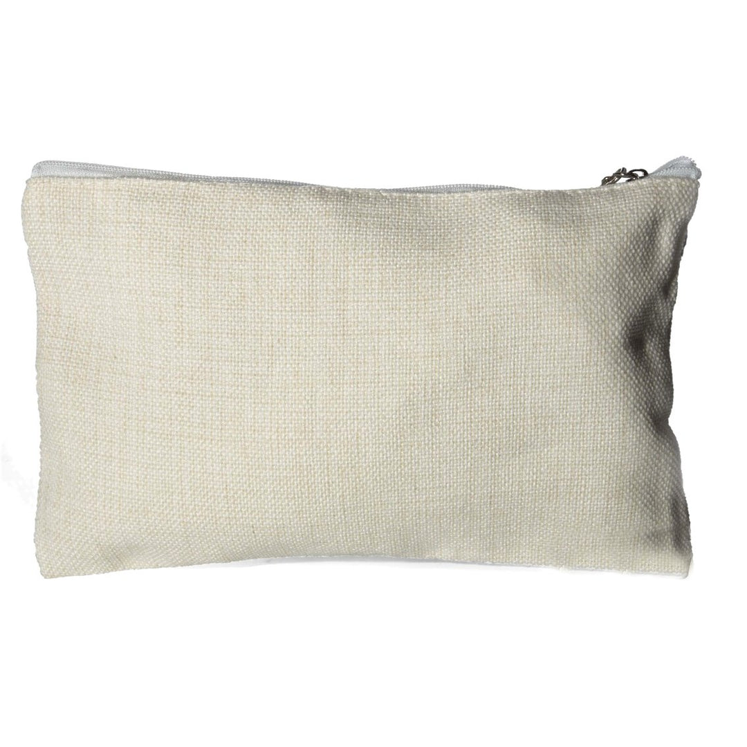 Linen handy bag 10 x 15 cm, blank