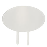 Oval Acrylic Cake Toppers (Pack of 5)