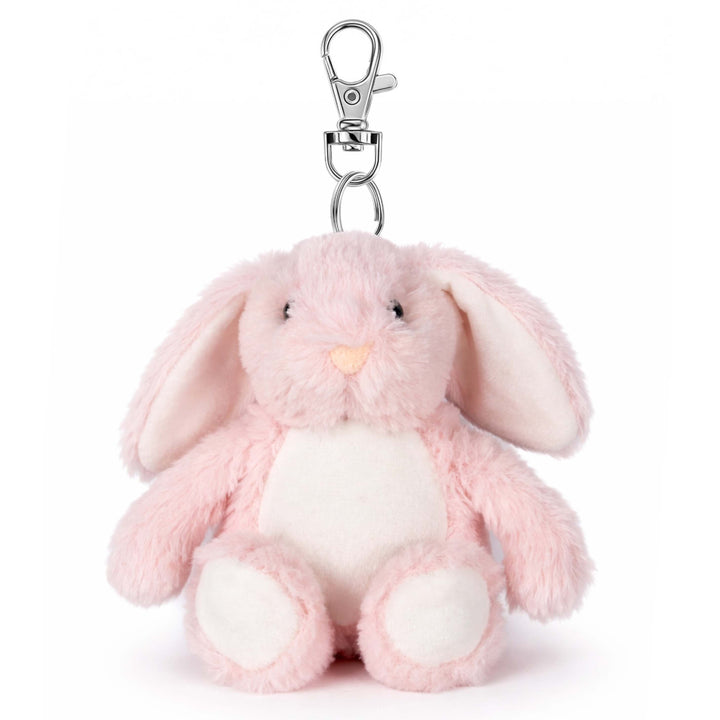 Sublimation Pink Rabbit Plush Keyring