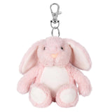Sublimation Pink Rabbit Plush Keyring