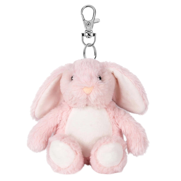 Sublimation Pink Rabbit Plush Keyring