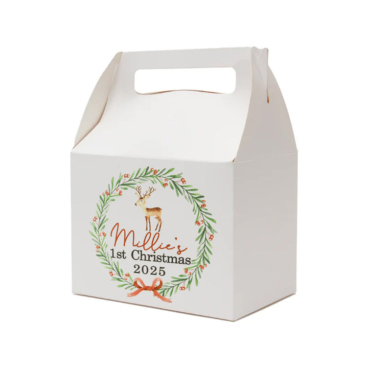 Printable Gift Box With Handle