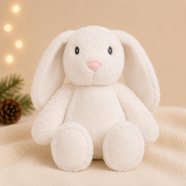 Sublimation White Rabbit Plush Toy