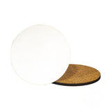 Round MDF Coaster with Cork (without film)